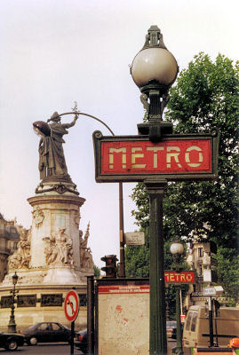Typisk Paris - en metro-station