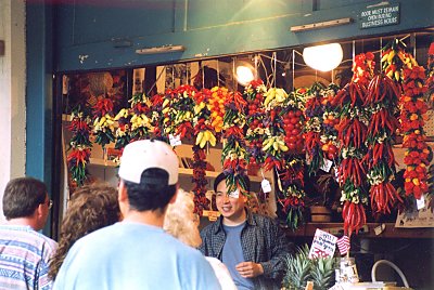 Hot and spicy - at Pike Place Market