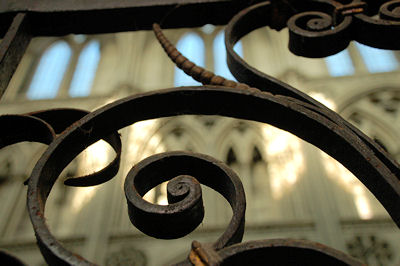 Billede indefra Notre Dame i Bayeux