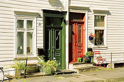 Nice houses at Sandviken