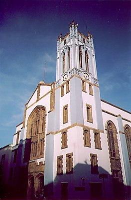 En af Pueblas mange fine kirker - kan ikke huske hvad den her hedder