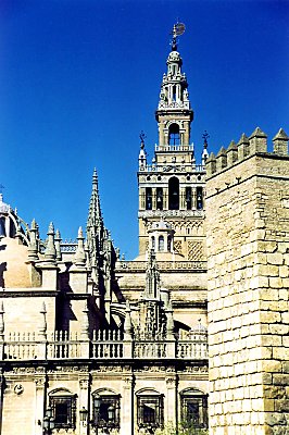 La Giralda -the nice tower of the cathedral