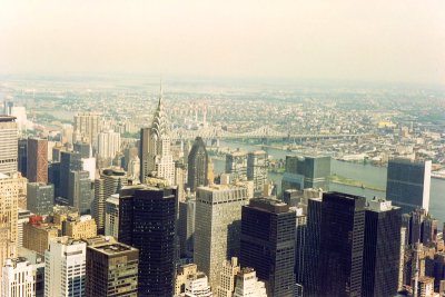 Se din by fra tårnets top - byen er New York